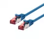 Netwerkkabel LOGON Cat6 SSTP/PIMF, 3 m, RJ-45—RJ-45, blauw