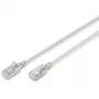Digitus CAT 6A F-FTP slanke patchkabel 10 m grijs
