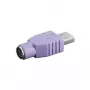 Microconnect USBA-M/PS2-F USB A PS2 paars kabel-interfaceadapter (USB ADAP A-M/PS2-F)