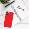 Rugdeksel FIXED voor Apple iPhone 16 Pro, gerubberd oppervlak, rood