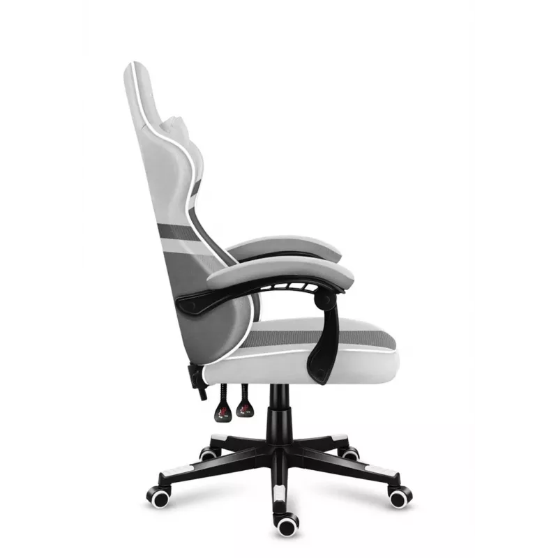 Gamestoel - Huzaro Force 4.4 wit Mesh