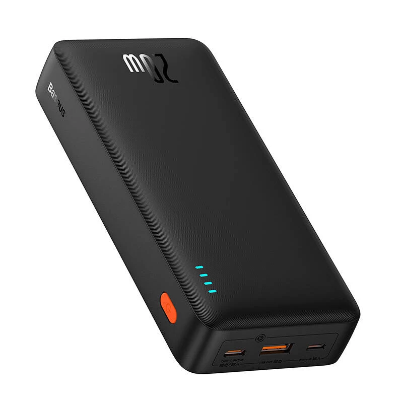 Baseus Airpow lithium-polymeer powerbank 20000 mAh 20 W zwart
