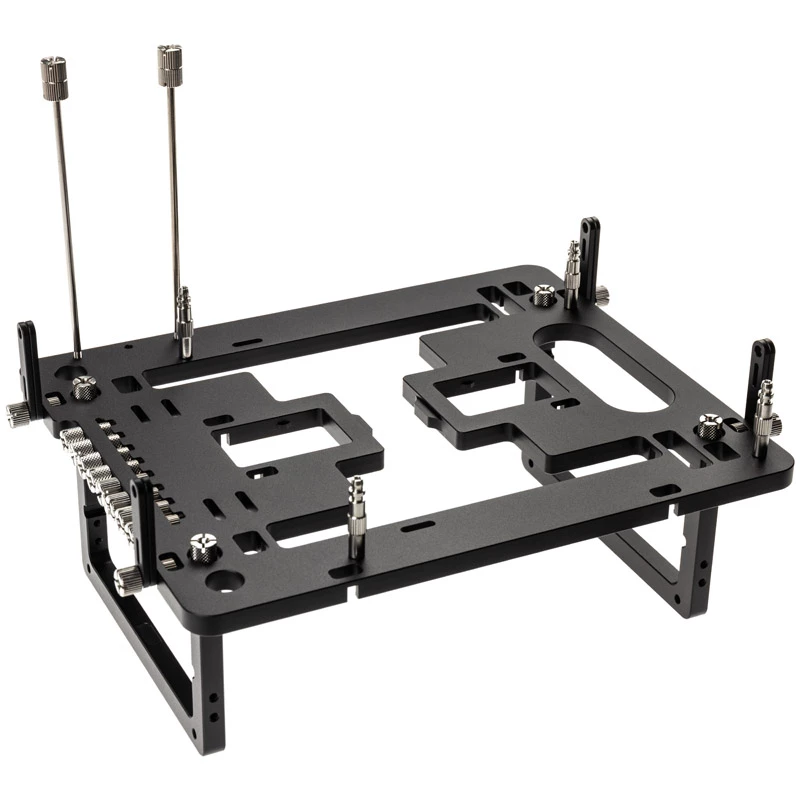 Streacom Benchtable BC1 Mini V2 zwart – compacte, passief gekoelde open-frame-chassis