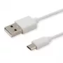 USB-kabel SAVIO CL-123 USB 2.0, USB A naar Micro-USB B, 1 m, wit