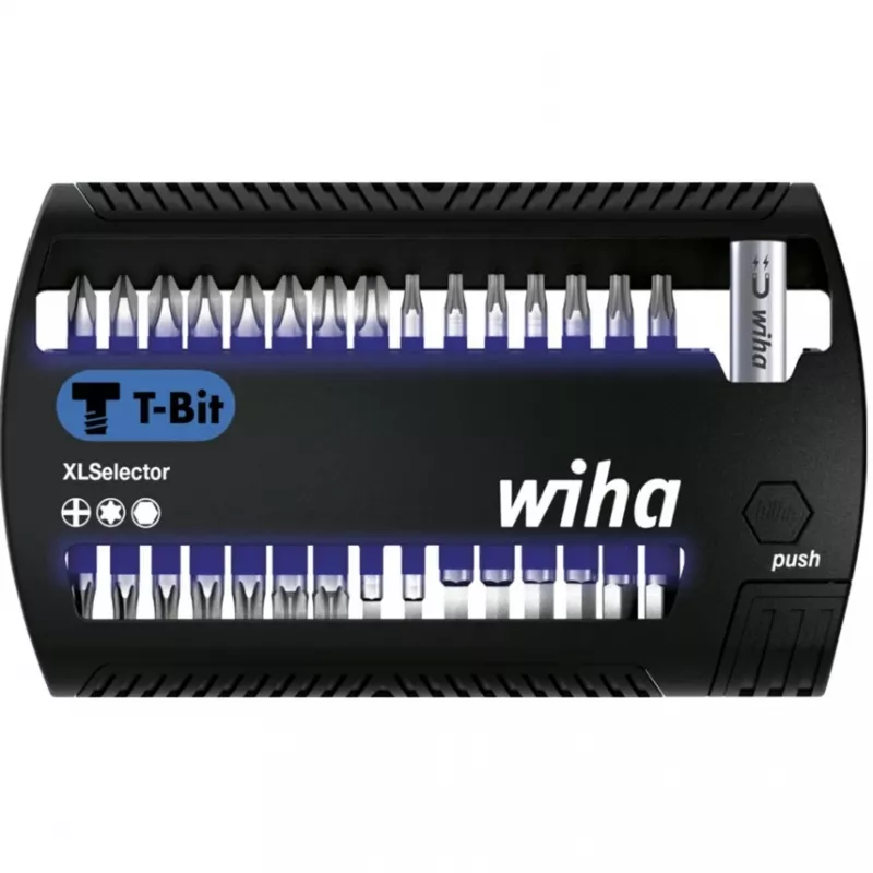 WIHA 41830 - Bitset XLSelector, 31-delige gemengd, 25 mm, T-bit (41830)