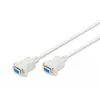 Assmann zero-modem-verbindingskabel. D-Sub9 F/F. 1,8 m. klikbehuizing. beige (AK-610100-018-E)