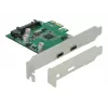 DeLOCK PCI Express x1-kaart naar 2 x USB Type-C™ bus