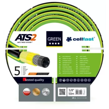 CELLFAST TUINSLANG GROEN ATS2 MAAT: 5/8 LENGTE: 50m