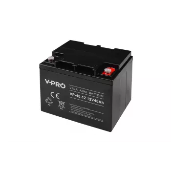 Verzegelde AGM-accu Volt Polska VPRO 12V 40Ah – oplaadbare lood-zuuraccu voor UPS- en standbygebruik