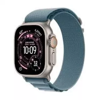 Smartwatch Apple Watch Ultra 3 49 mm met elegant lichtblauwe band, GPS en cellular (MEWK4QC/A)