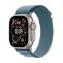 Smartwatch Apple Watch Ultra 3 49 mm met elegant lichtblauwe band, GPS en cellular (MEWK4QC/A)