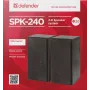 DEFENDER SPK-240 bekabelde desktopluidsprekers, 2.0, 6 W RMS, USB-voeding, 3,5 mm, zwart