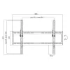 TV-beugel LogiLink BP0039 177,8 cm 70 zwart roestvrij staal
