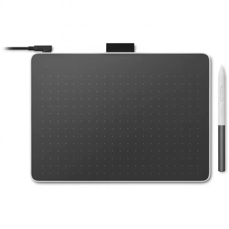 Wacom One Medium digitizer elektromagnetisch, draadloos, bedraad USB-C, Bluetooth 5.1, FSC-gecertificeerde kartonnen verpakking