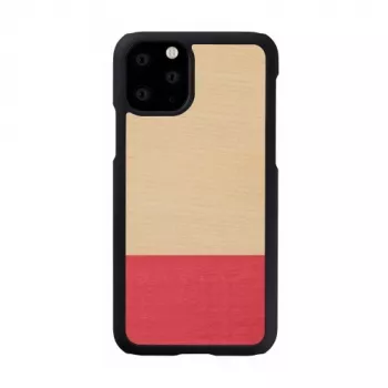 Smartphonehoesje man and wood voor iPhone 11 Pro, zwart, mismatch-design