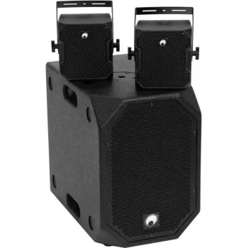 Actieve luidsprekerset Omnitronic BOB-10A met 2x BOB-4 (actieve PA-box en twee satellietluidsprekers)