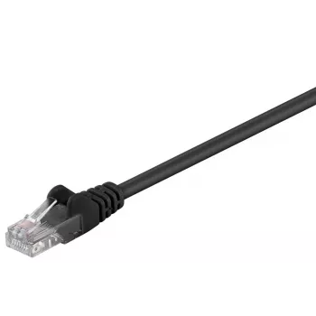 Wentronic Goobay CAT 5e patchkabel, U/UTP, zwart, 2 m - CCA-kopermengsel (68647)