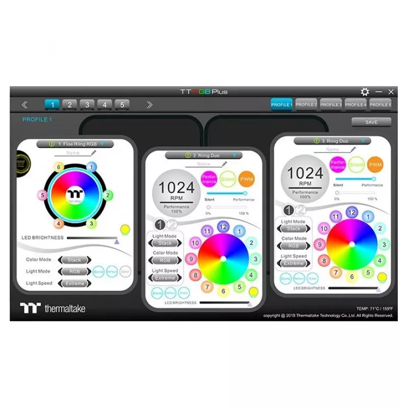 All-in-one-vloeistofkoeler Thermaltake Floe DX RGB 360