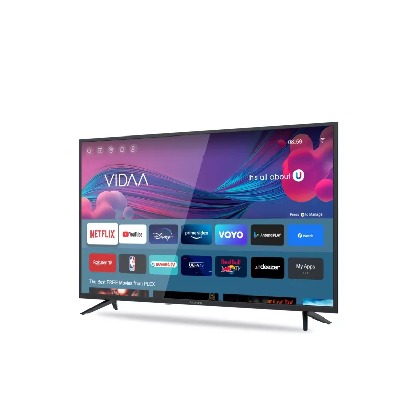 Televisie Allview 43iPlay6000-F, 108 cm, smart-tv, Full HD, LED, klasse E, zwart
