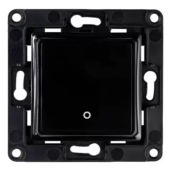 Lichtschakelaar Shelly Wall Switch 1 zwart