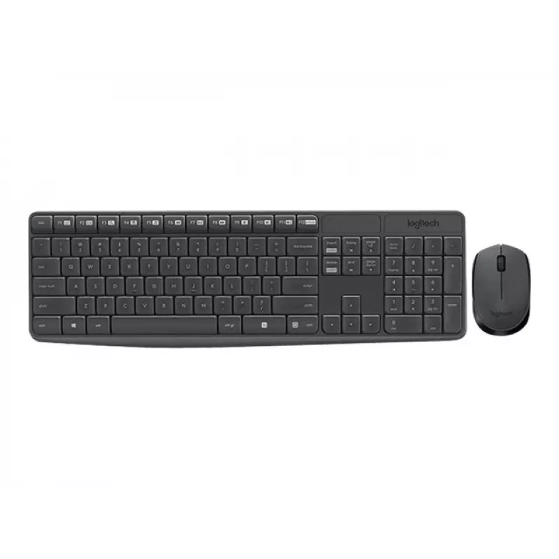Draadloze toetsenbord-muisset Logitech MK235