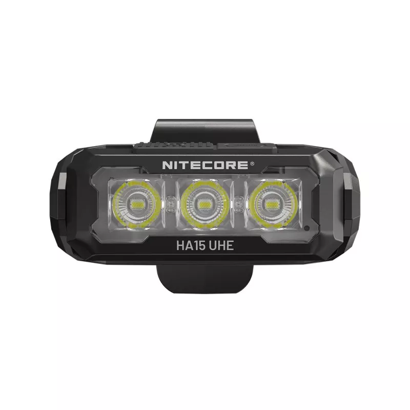 Hoofdlamp Nitecore HA15 UHE – compact, handsfree licht, max. 400 lumen