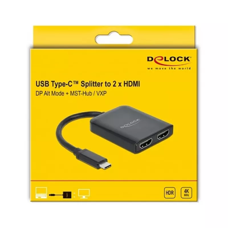 USB Type-C-splitter DeLOCK 87755