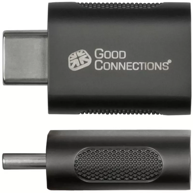 Good Connections adapter USB 3.2 Gen.1 3.0 stekker C naar USB-A bus verguld metalen behuizing (USB-AD302)