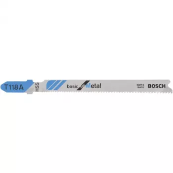 Decoupeerzaagblad Bosch T 118 A snelsnijstaal HSS 5 stuks