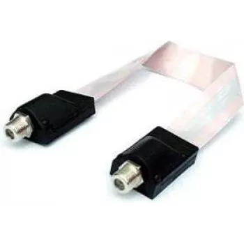 FD 3 flatkabel e+p 0,2 m bus/bus wit 75 Ω