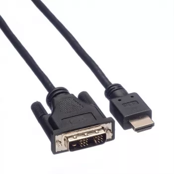 ROLINE adapterkabel HDMI naar DVI-D (Single Link) - 1,5m - zwart (11.04.5516)