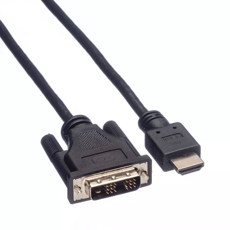 ROLINE adapterkabel HDMI naar DVI-D (Single Link) - 1,5m - zwart (11.04.5516)