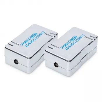 Digitus CAT 6 aansluitmodule voor twisted-pair-kabel, 2 stuks, LSA, verguld, wit