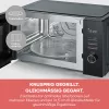 SEVERIN MW 7798 combimagnetron, tafelmodel, 29 l, 900 W, zwart, 315 mm draaiplateau