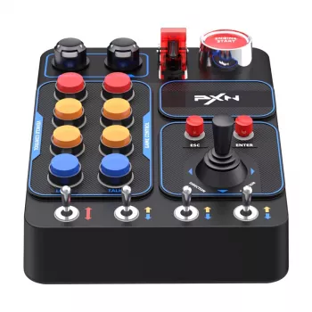 Bedieningsbox knopjespanel PXN PXN-CB1 voor simracing — extern schakelpaneel met meerdere knoppen