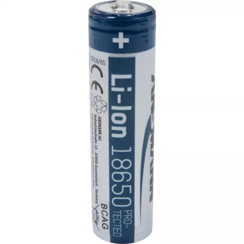 ANSMANN - accu 18650 - Li-Ion - 2600 mAh - 9,36 Wh - zilver (1307-0000)