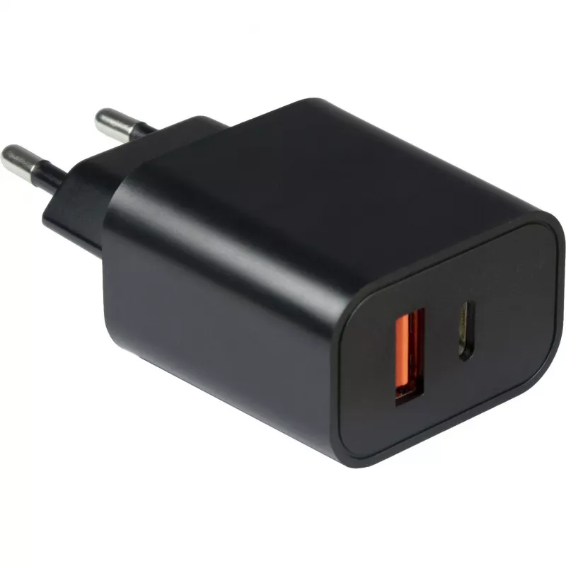 Oplader Inter-Tech PD-2120 smartphone zwart AC snelladen binnen