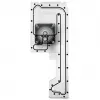 Stealkey Customs Distroplate voor Fractal Design North D4 — acryl reservoir (SW10099)