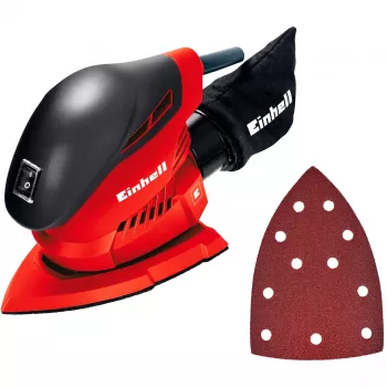 Multischuurmachine TH-OS 1016, deltaschuurmachine rood/zwart, 100 watt