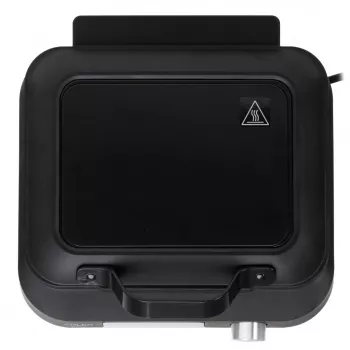 Wafelijzer Adler AD 3087 — elektrisch Belgisch wafelijzer, 2200 W, 2 rechthoekige platen 9×17 cm, zwart