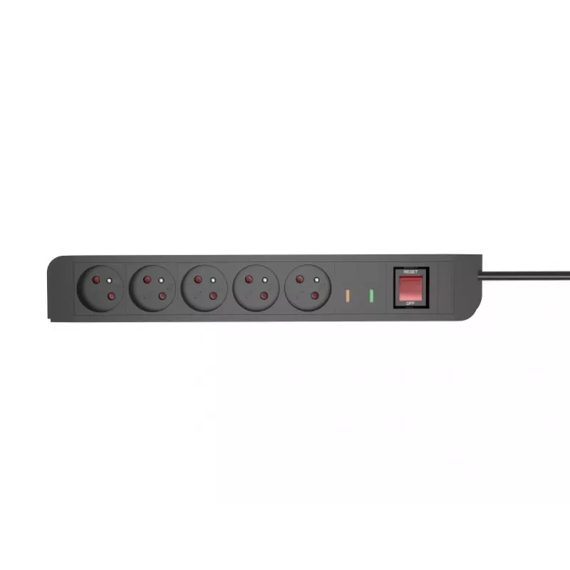 Overspanningsbeveiliging TB Energy x5 — 3 m kabel, 5 stopcontacten, model ALTBXPD05FR300B