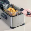 Friteuse Taurus Fry 3 Single – 3 L inhoud, 2000 W, RVS, instelbare thermostaat 150–190°C