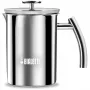 Bialetti 3990, handheld elektrische melkopschuimer, roestvrij staal, roestvrij staal, 1000 ml, 1 l, 200 mm