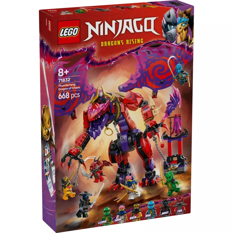 LEGO NINJAGO 71832 Thunderfang draken van de chaos