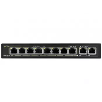 PULSAR SG108 netwerkswitch Gigabit Ethernet (10/100/1000) Power over Ethernet (PoE) zwart