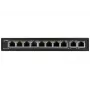 PULSAR SG108 netwerkswitch Gigabit Ethernet (10/100/1000) Power over Ethernet (PoE) zwart
