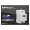 DIN-rail elektronische tijdschakelaar QOLTEC 50983, batterijgevoed, voor automatiseringsschakelingen