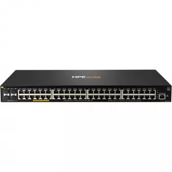 HPE - Aruba Series - Switch - 2930F 48G PoE+ 4SFP - L3 - Managed - 48 x 10/100/1000 (PoE+) + 4 x Gigabit SFP (Uplink) rack-montage PoE+ (740 W)