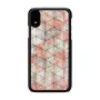 Telefoonhoesje iKins voor iPhone XR — diamantpatroon, zwart