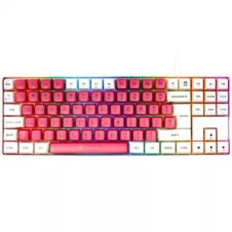 GAMIAC TKL90G gaming-toetsenbord, Kailh blauw - wit/rood